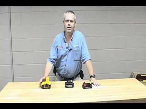 Vignette Batteries de perceuse lithium-ion ou NiCad