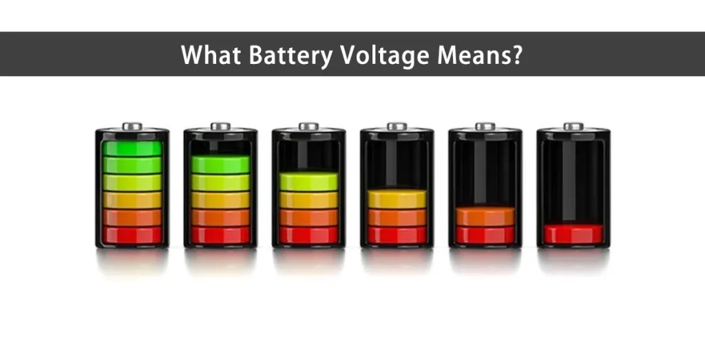 Qué significa el voltaje de la batería