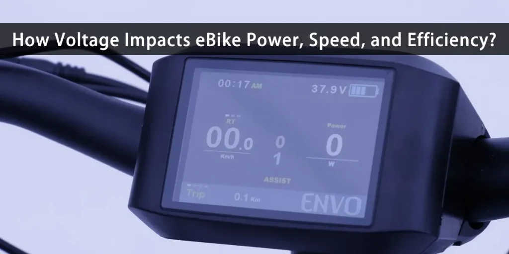 L'impact de la tension sur la puissance, la vitesse et l'efficacité des vélos électriques