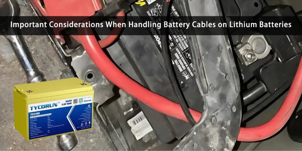 Important Considerations When Handling Battery Cables on Lithium Batteries