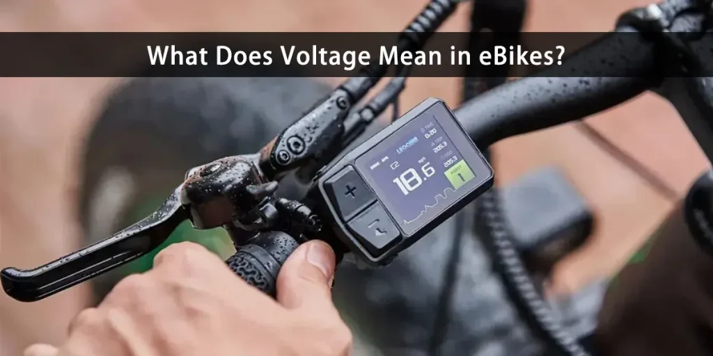 What Does Voltage Mean in eBikes